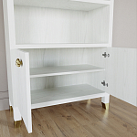 Книжный Стеллаж Elsa Dreams White с задней стенкой варинант исполнения - 3 | Loft Concept во Владивостоке