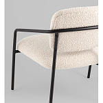 Кресло лаунж Rooney букле белый варинант исполнения - 3 | Loft Concept во Владивостоке