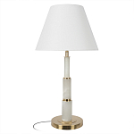 Настольная лампа с белым конусовидным абажуром More Tender варинант исполнения - 1 | Loft Concept во Владивостоке