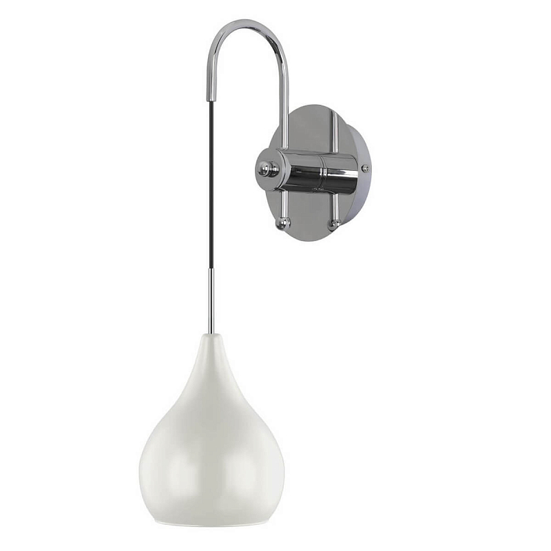 Бра Candiano Milk Sconces Белый Хром Бра Candiano Milk Sconces Белый Хром во Владивостоке | Loft Concept
