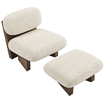 Кресло с оттоманкой Hawaii варинант исполнения - 2 | Loft Concept во Владивостоке