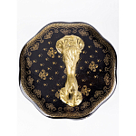 Шкатулка черного цвета с крышкой с фигуркой льва Eden Garden варинант исполнения - 5 | Loft Concept во Владивостоке