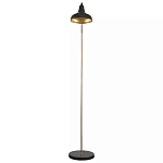 Торшер с плафоном в форме купола в сочетании черного и золотистого цвета Minimalist Execution варинант исполнения - 3 | Loft Concept во Владивостоке