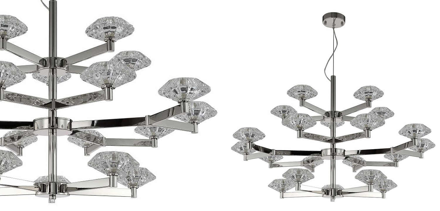 Люстра Yerker Chandelier Nickel 20 Люстра Yerker Chandelier Nickel 20 - Loft-Concept во Владивостоке