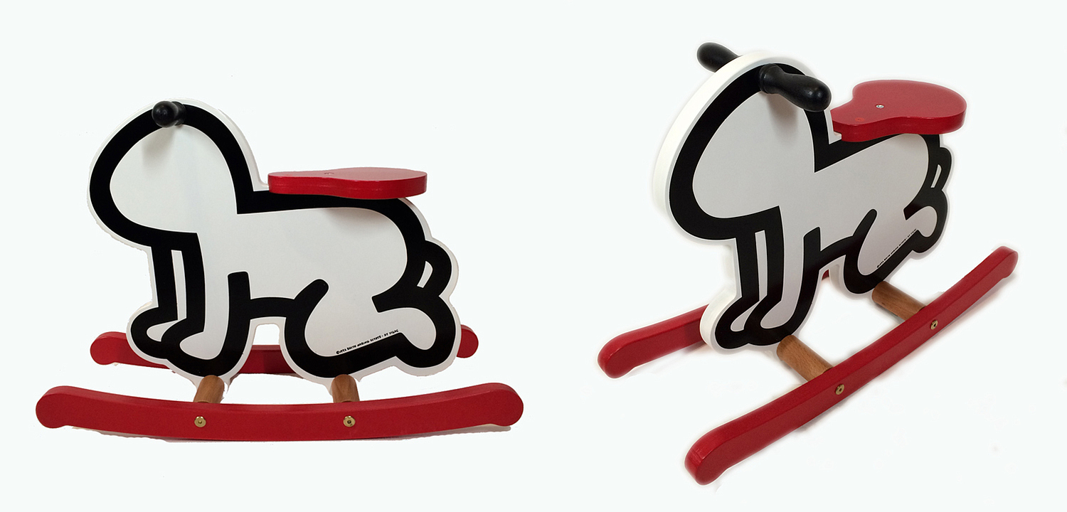 Детская деревянная качалка VILAC KEITH HARING ROCKER BABY TOY-WHITE Детская деревянная качалка VILAC KEITH HARING ROCKER BABY TOY-WHITE - Loft-Concept во Владивостоке