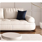 Диван кожаный с каркасом из массива дерева Furniture Medieval варинант исполнения - 4 | Loft Concept во Владивостоке