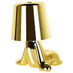 Настольная лампа фигурная цвета золото с гладким абажуром Высота 16 см Sophia варинант исполнения - 6 | Loft Concept во Владивостоке