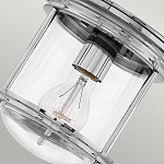 Потолочный светильник для ванных комнат с цилиндрическим стеклянным плафоном и одной лампой Hinkley варинант исполнения - 16 | Loft Concept во Владивостоке