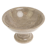Конфетница из бежевого мрамора Stone Candy Bowl варинант исполнения - 2 | Loft Concept во Владивостоке