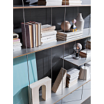 Модульный навесной стеллаж GRADUATE Bookshelves варинант исполнения - 5 | Loft Concept во Владивостоке