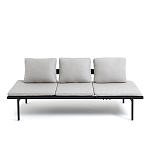 Диван-шезлонг черный Annet варинант исполнения - 1 | Loft Concept во Владивостоке