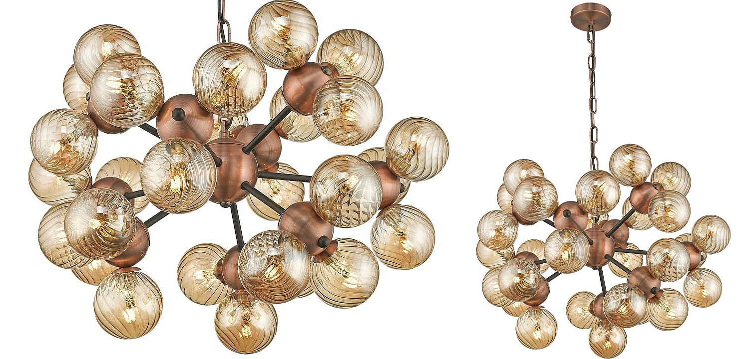 Люстра Berries Chandelier Amber 50 Люстра Berries Chandelier Amber 50 - Loft-Concept во Владивостоке