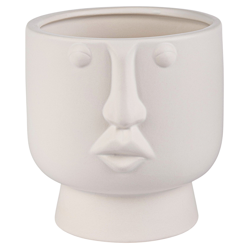 Ваза керамическая Face forever One Белый во Владивостоке | Loft Concept 