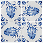 Плитка с узором Мое сердце варинант исполнения - 1 | Loft Concept во Владивостоке