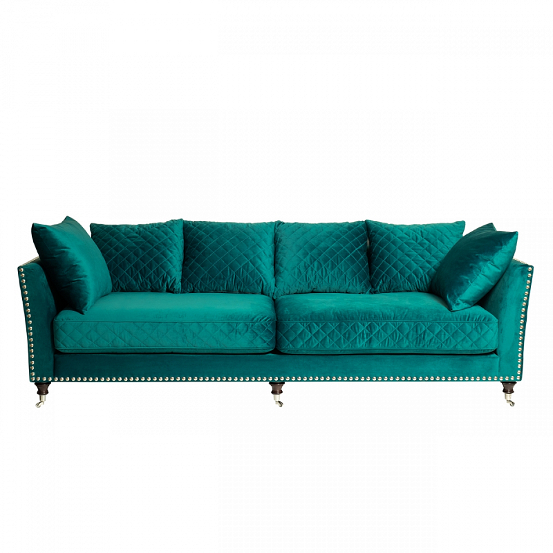 Диван Giorgio Sofa Turquoise Бирюзовый Диван Giorgio Sofa Turquoise Бирюзовый во Владивостоке | Loft Concept