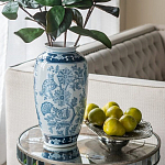 Ваза с синим цветочным орнаментом Blue & White Ornament  варинант исполнения - 4 | Loft Concept во Владивостоке