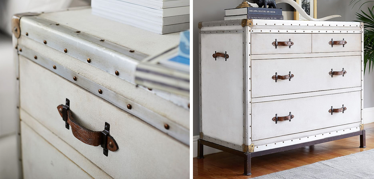 Комод в винтажном стиле Vintage Chests Белый Комод в винтажном стиле Vintage Chests Белый - Loft-Concept во Владивостоке