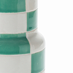 Ваза из фаянса Brighter than the Stars с шахматным принтом бирюзового цвета  варинант исполнения - 2 | Loft Concept во Владивостоке