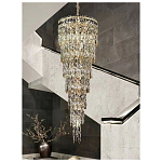 Люстра многоярусная каскадная с хрустальными подвесками Roul Crystal Light варинант исполнения - 10 | Loft Concept во Владивостоке