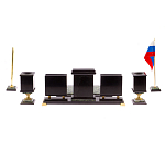 Настольный письменный набор из нефрита на ножках Executive Recruitment варинант исполнения - 5 | Loft Concept во Владивостоке