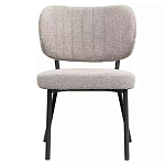 Стул мягкий с серо-бежевой буклированной обивкой Inspiration from Provence варинант исполнения - 1 | Loft Concept во Владивостоке