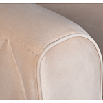 Кресло велюровое бежевое Cubic Silhouette варинант исполнения - 3 | Loft Concept во Владивостоке