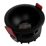 Встраиваемый спот светодиодный круглый черного цвета с углублением Ombra Lux  варинант исполнения - 4 | Loft Concept во Владивостоке