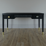 Письменный стол Elsa Dreams Black Шпон дерево с двумя ящиками варинант исполнения - 1 | Loft Concept во Владивостоке