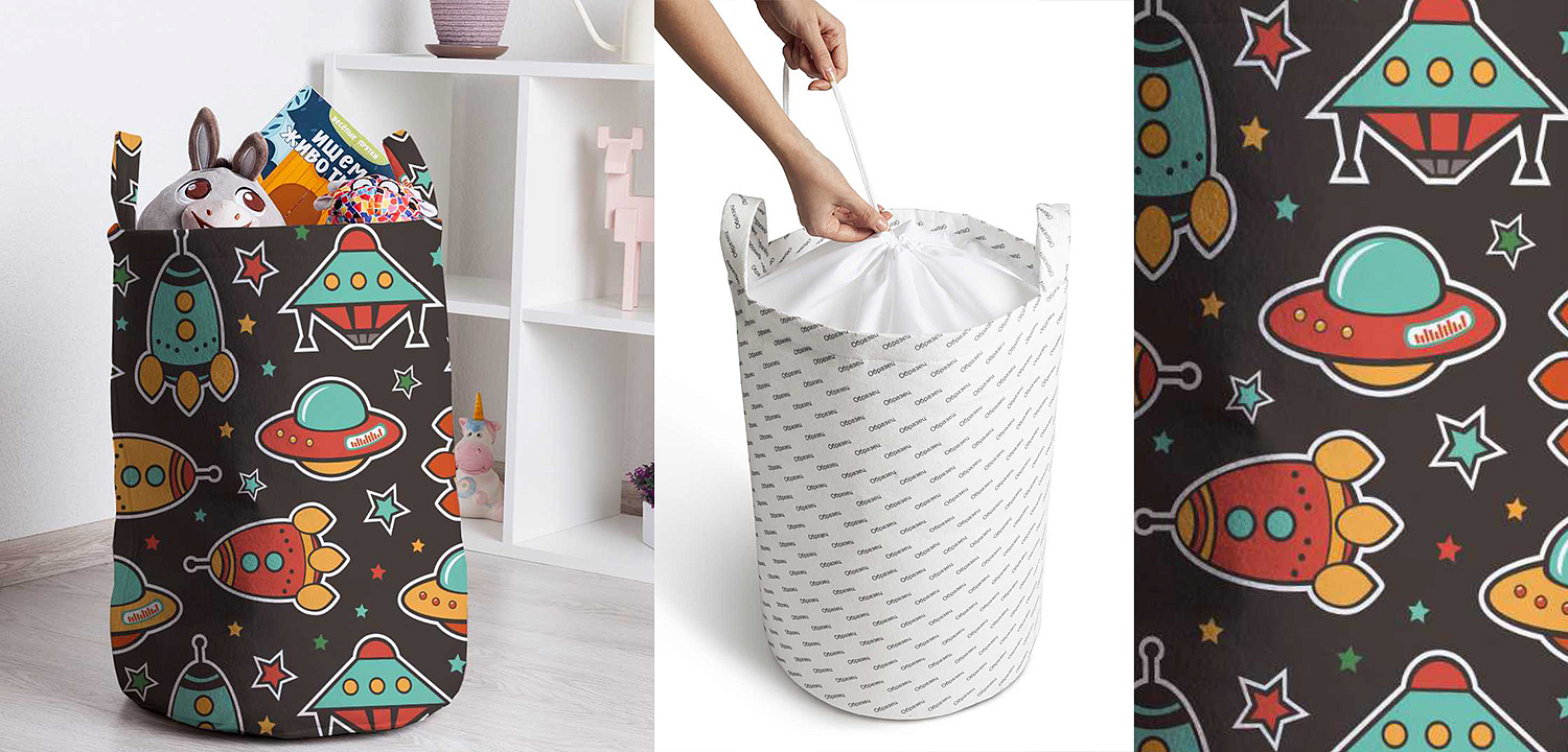 Корзина Space Pattern Basket Корзина Space Pattern Basket - Loft-Concept во Владивостоке