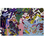 Homer Simpson in Paradise картина акрил на холсте варинант исполнения - 4 | Loft Concept во Владивостоке