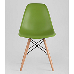 Пластиковый стул на ножках из массива бука Eames Green варинант исполнения - 4 | Loft Concept во Владивостоке