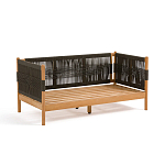 Садовый диван из тикового дерева и веревок Оreon варинант исполнения - 4 | Loft Concept во Владивостоке