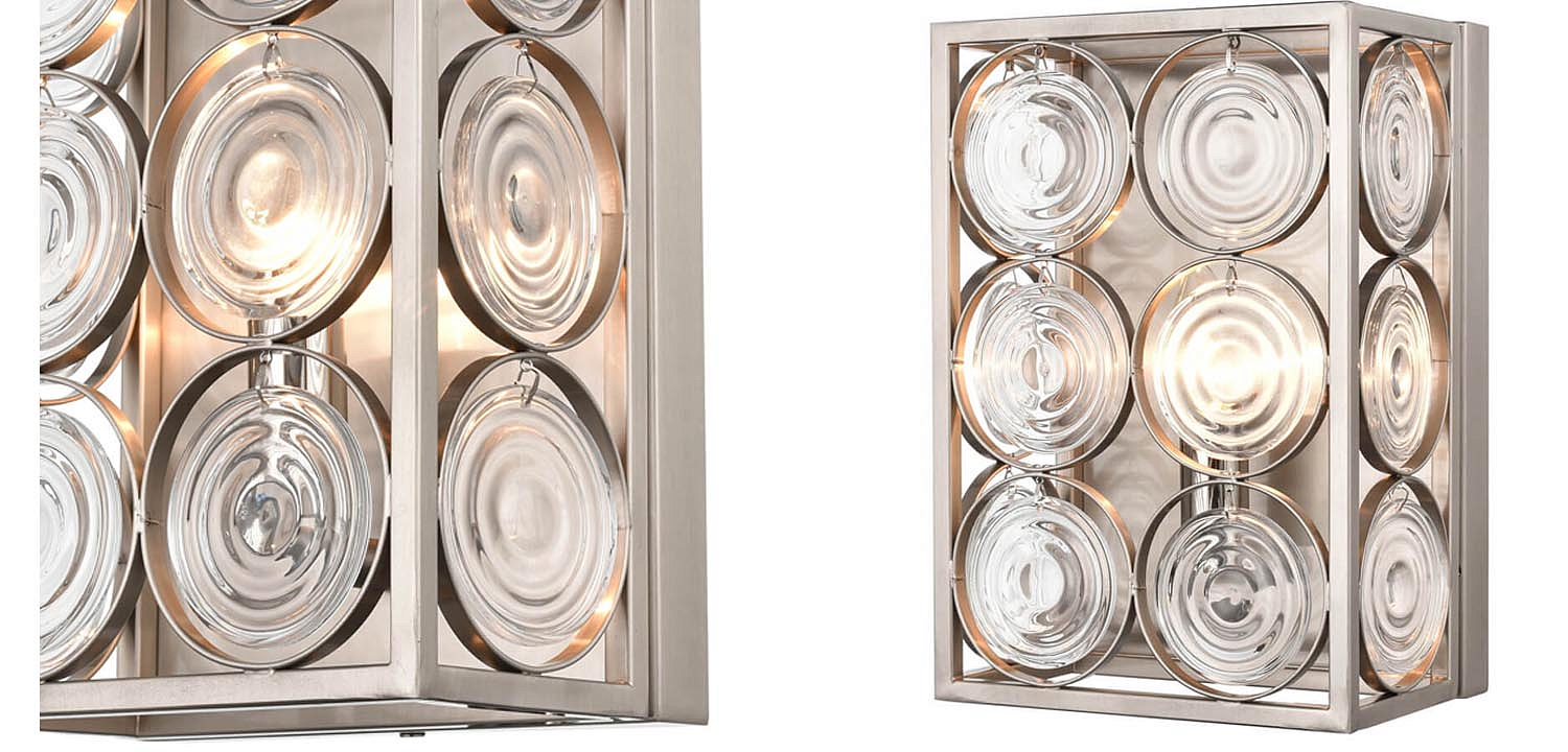 Бра Edalina Sconce nickel satin Бра Edalina Sconce nickel satin - Loft-Concept во Владивостоке