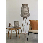 Торшер с плетеным металлическим плафоном Wicker Iron Lamp варинант исполнения - 2 | Loft Concept во Владивостоке