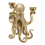 Подсвечник золотой Осьминог Gold Octopus Candlestick  варинант исполнения - 1 | Loft Concept во Владивостоке