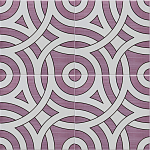 Дизайнерская плитка с узором Петли варинант исполнения - 3 | Loft Concept во Владивостоке