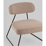 Кресло лаунж Kate букле капучино варинант исполнения - 2 | Loft Concept во Владивостоке