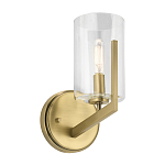 Бра с прозрачным плафоном в форме цилиндра Kichler варинант исполнения - 1 | Loft Concept во Владивостоке