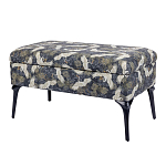 Банкетка с принтом из журавлей Crane варинант исполнения - 2 | Loft Concept во Владивостоке