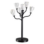 Настольная лампа с ветвями и белыми фарфоровыми цветами Floralis варинант исполнения - 1 | Loft Concept во Владивостоке