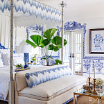 Обои ручная роспись Porto by Alessandra Branca Original colourway on dyed paper варинант исполнения - 1 | Loft Concept во Владивостоке