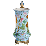 Ваза из фарфора с птицей на бронзовой ветке Garden of Eden варинант исполнения - 4 | Loft Concept во Владивостоке