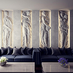 Барельеф FOUNTAIN OF INNOCENTS варинант исполнения - 1 | Loft Concept во Владивостоке