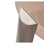 Столик журнальный круглый со светлым шпоном Light Veneer Table варинант исполнения - 3 | Loft Concept во Владивостоке