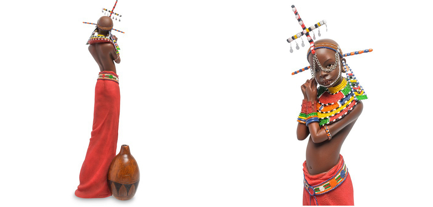 Статуэтка Tribe girl Masai Статуэтка Tribe girl Masai - Loft-Concept во Владивостоке