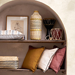 Ваза декоративная из натурального плетеного бамбука Bamboo Decor 42 варинант исполнения - 5 | Loft Concept во Владивостоке