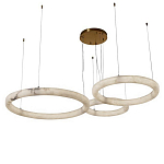Люстра с 3-мя кольцами из натурального камня Minerals of Light варинант исполнения - 1 | Loft Concept во Владивостоке