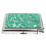 Портсигар с газовой зажигалкой из натурального камня Амазонит Stone Cigarettes Cases варинант исполнения - 10 | Loft Concept во Владивостоке