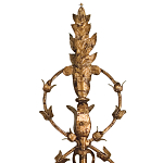 Бра настенное с цветочным мотивом Vintage Luxury варинант исполнения - 1 | Loft Concept во Владивостоке