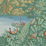 Обои ручная роспись Le Brésil Paille варинант исполнения - 1 | Loft Concept во Владивостоке